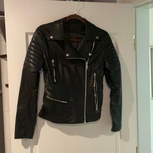 Blank leather jacket